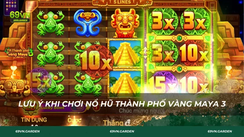 Tỷ lệ thưởng trong Thành Phố Vàng Maya 3