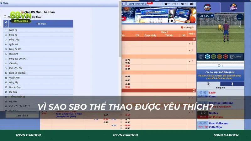 Vì sao SBO thể thao được yêu thích