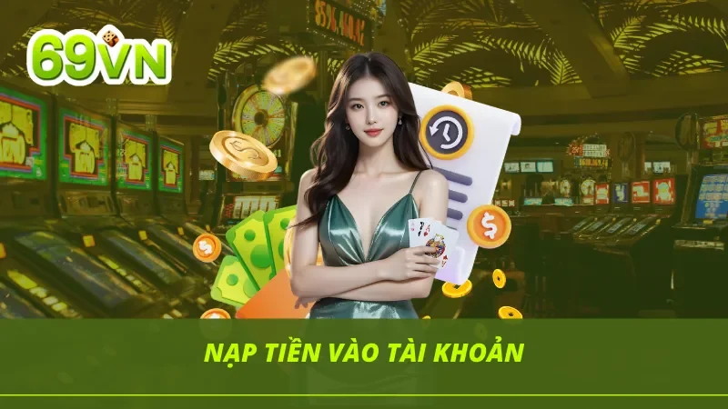 Từng bước đơn giản để có thể nạp tiền vào tài khoản tại 69VN